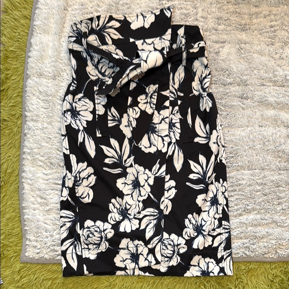 Marissa Webb Peony Skirt w/ Pockets & Tie Belt Sz 8